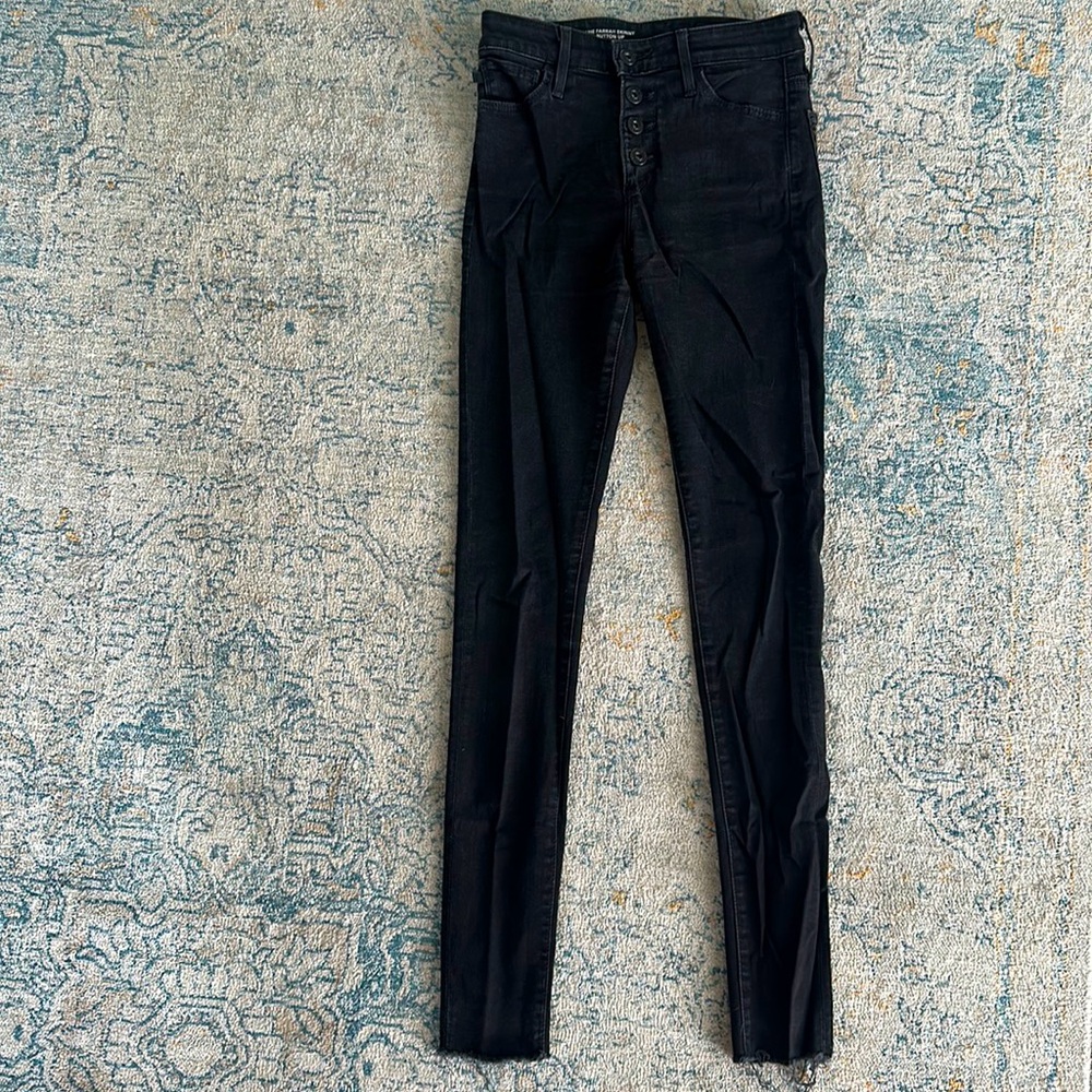 Women’s AG jeans the Farrah skinny button up size 24R stretchy